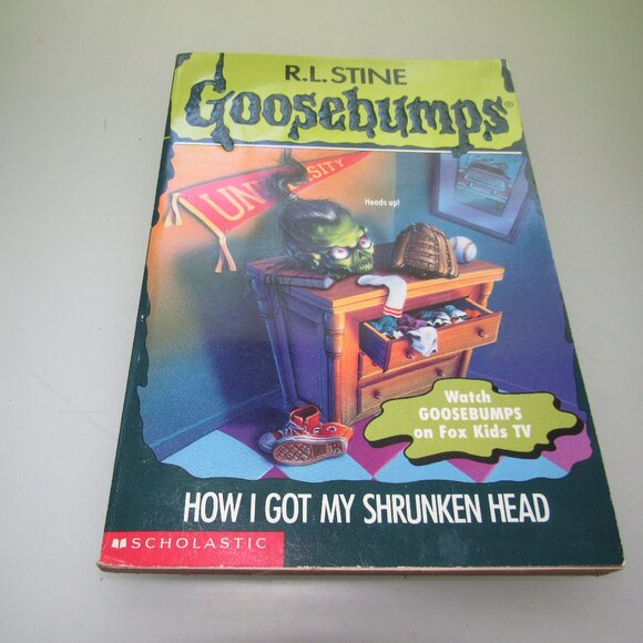 Goosebumps #39 – How I Got My Shrunken Head by R.L. Stine – Vintage 1996 Book - Picture 1 of 3